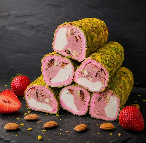 Chocolate con Avellanas y Fresa con Almendras —  Set Premium de Turkish Delight