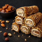 Fresa con Pistacho y Mezcla de Frutos Secos con Caramelo — Premium Turkish Delight Set
